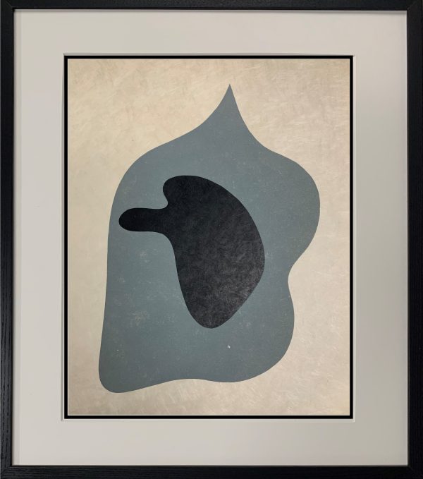 Black Profile on Gray Face
