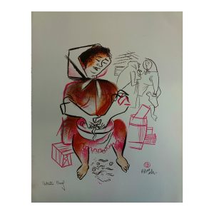 Shtetl Portfolio Plate 04 Untitled (Cooking)