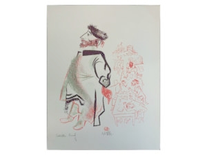 Shtetl Portfolio Plate 14 Untitled (Groise Macher)