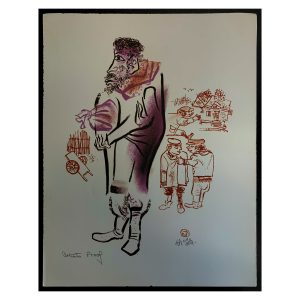 Shtetl Portfolio Plate 20 Untitled (Wandering Jew)