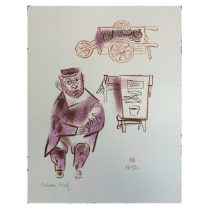 Shtetl Portfolio Plate 21 Untitled (The Junkman)