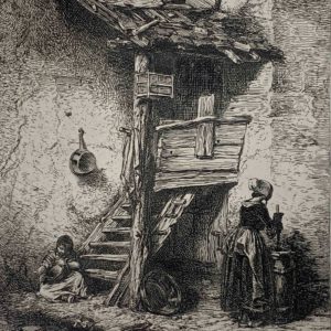 A Rustic Stair [L'Escalier]