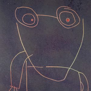 Figure with an Arm Coming Out of Its Head