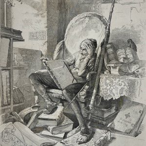 Don Quixotes Reads Amadis of Gaul