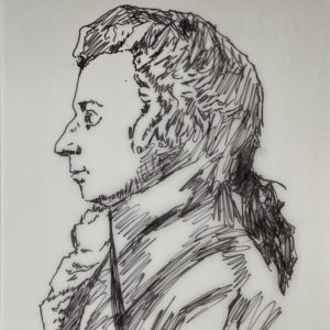 Three Drawings of Mozart