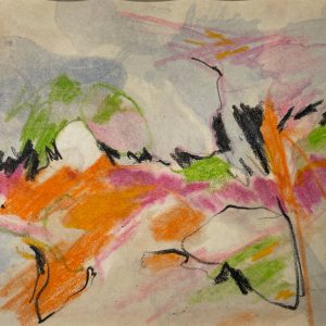 Untitled (Mixed Media Gestural Abstraction)