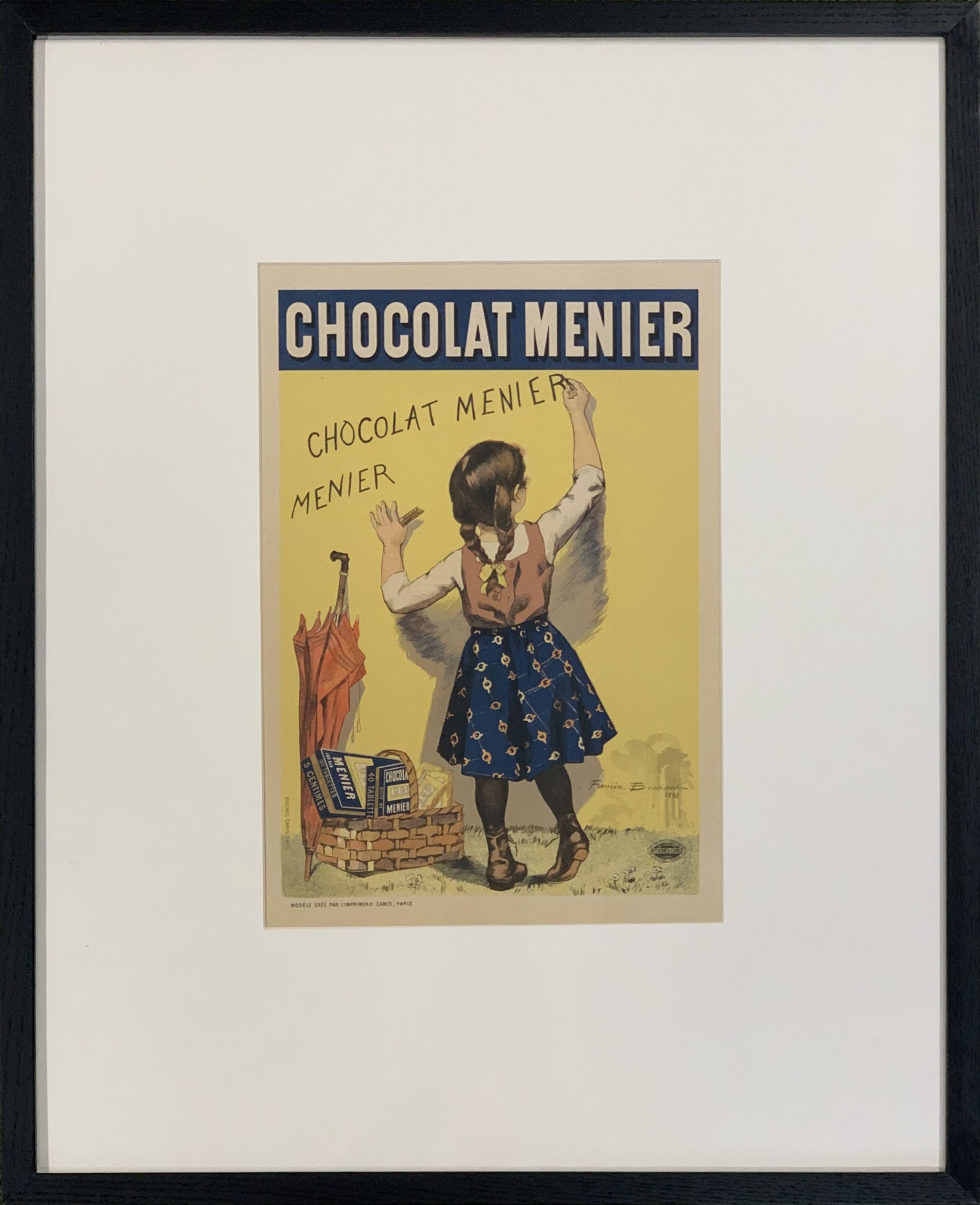 Affiche pour le "Chocolat Menier", printed in 1892 by Imprimerie Camis et Cie, Paris, - Image 8
