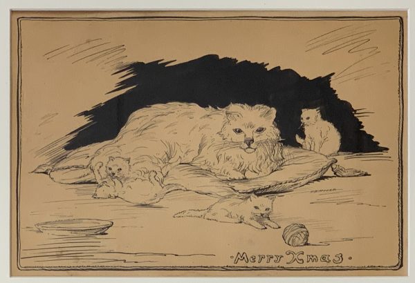 Cats with a Christmas Greeting