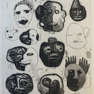 Face of Color, from the Saltimbanques Portfolio