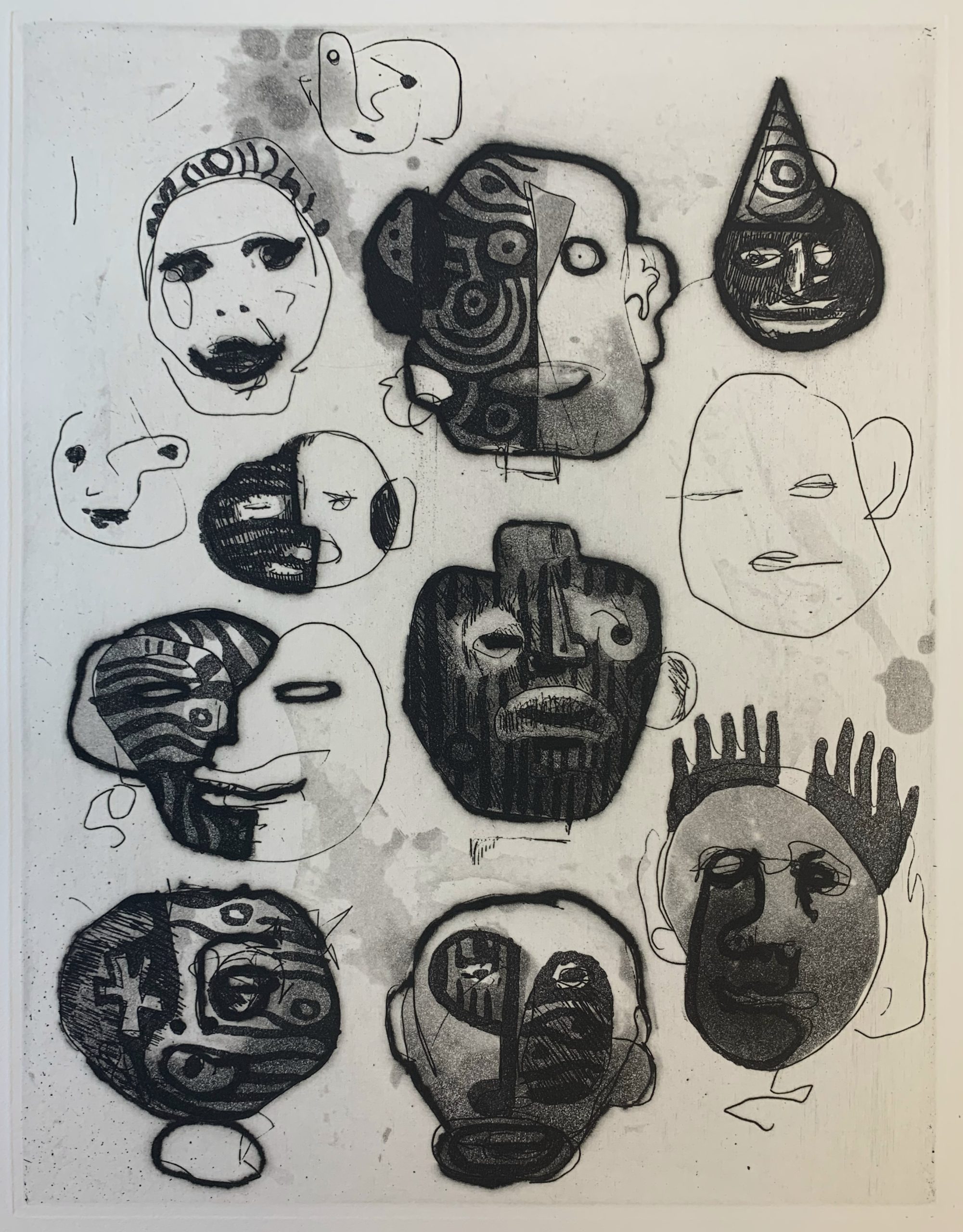 Face of Color, from the Saltimbanques Portfolio