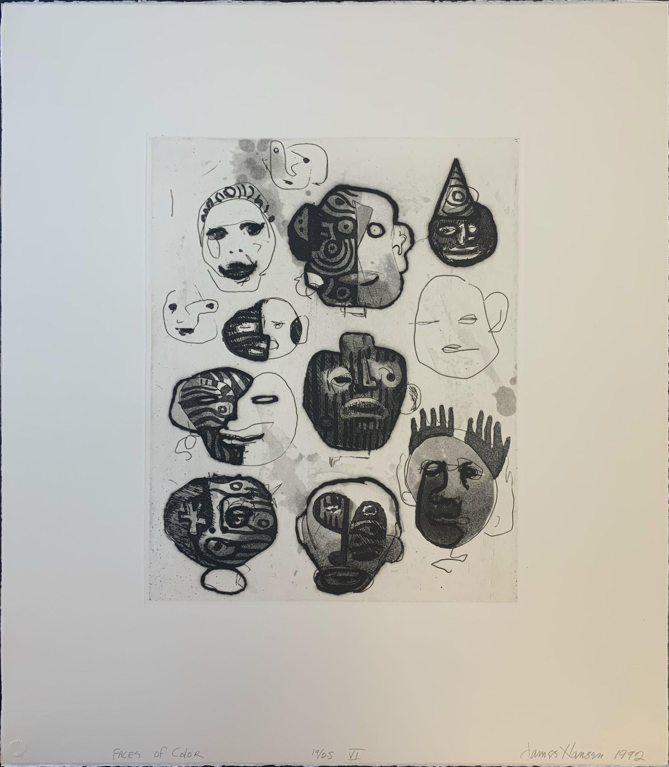 Face of Color, from the Saltimbanques Portfolio - Image 8