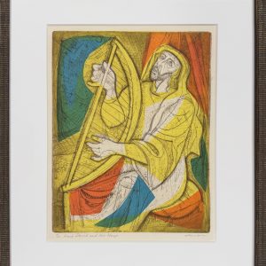 King David and His Harp