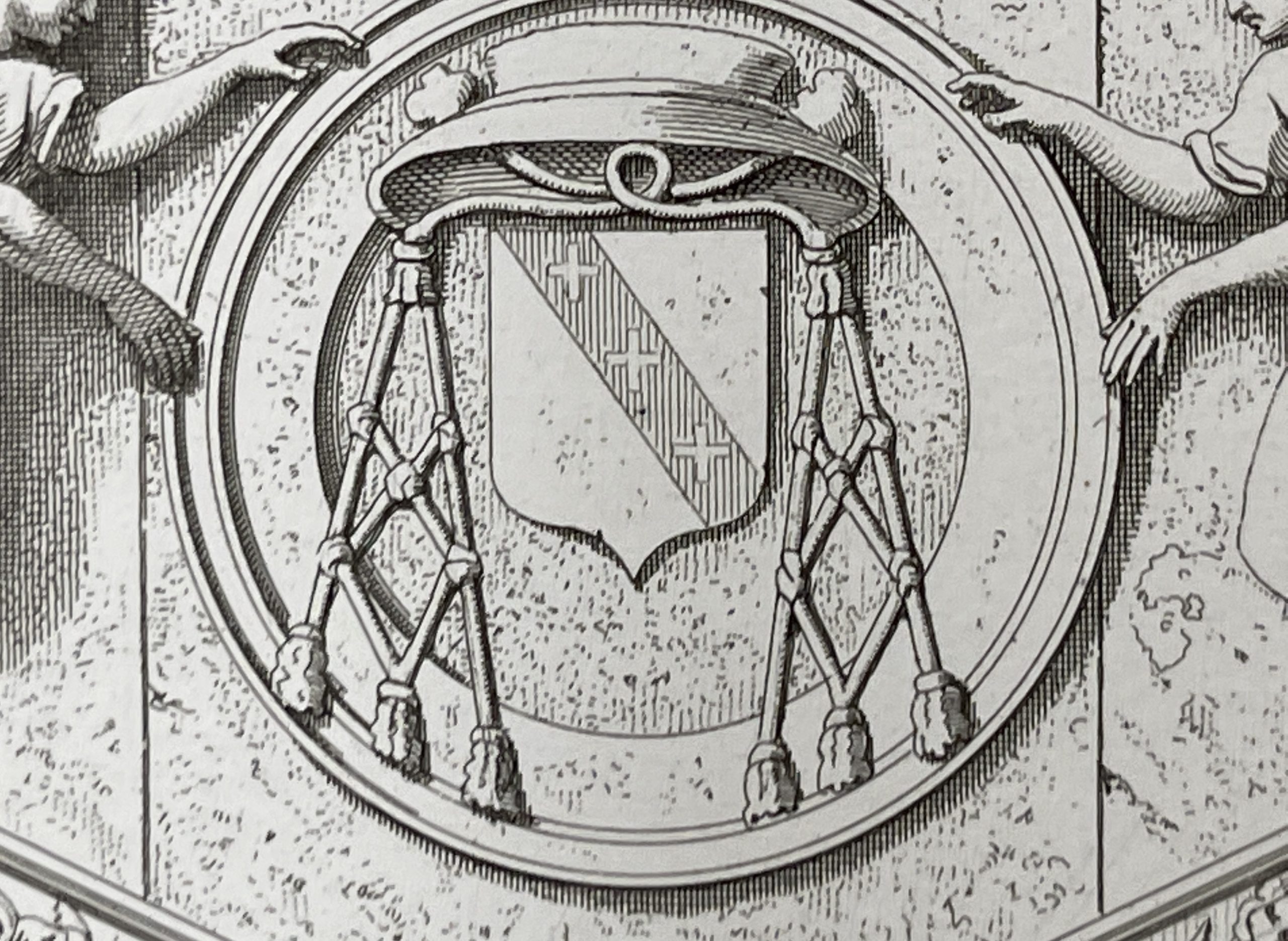 Plan du Lafond en Pierre de la Chapelle des Fonts Baptismaux, Église de Tillières - Image 10