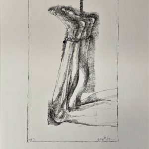 Plate III [Leg, Suspended] from Ars Anatomica